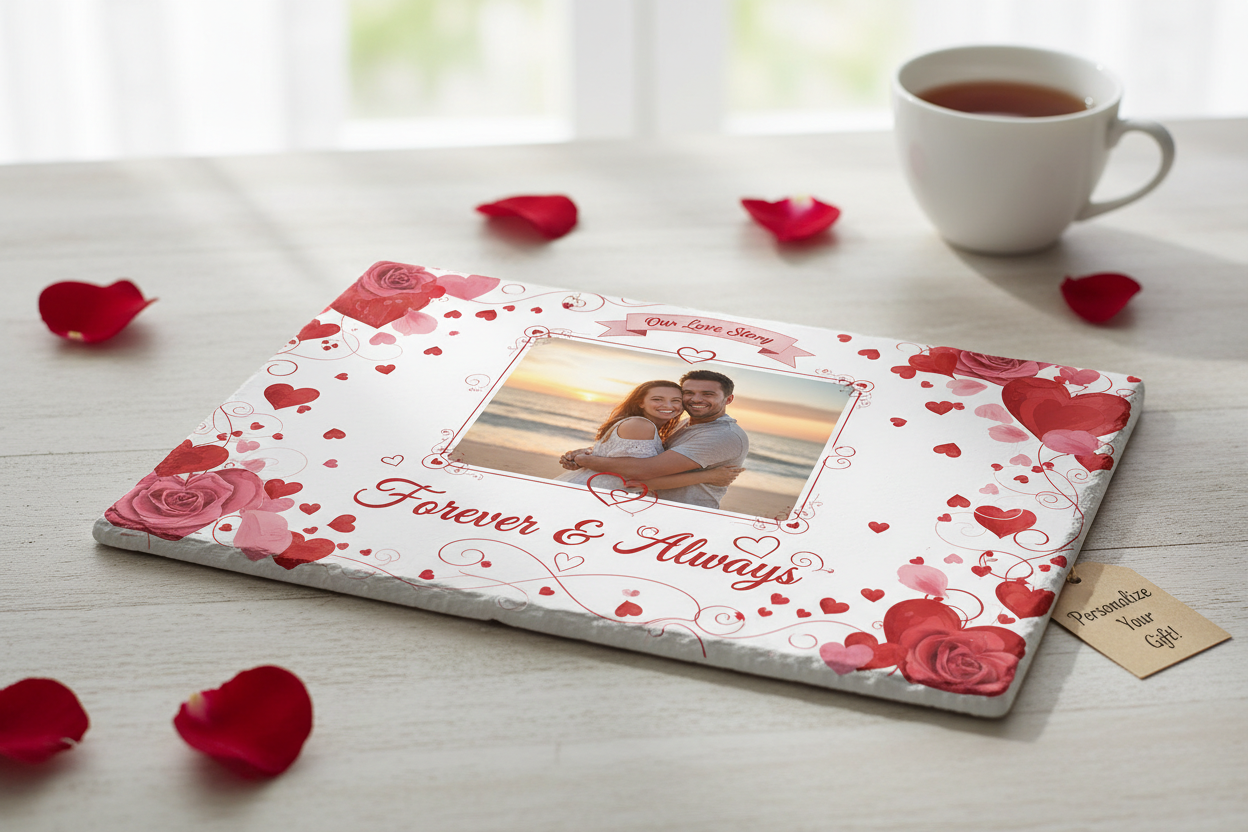 add personal photo and message 