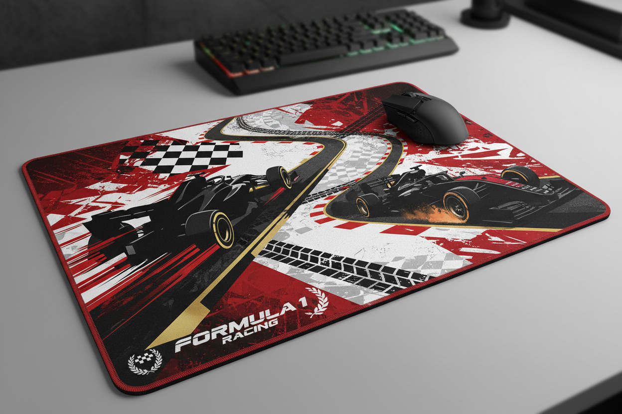 mouse pads with f1 design 