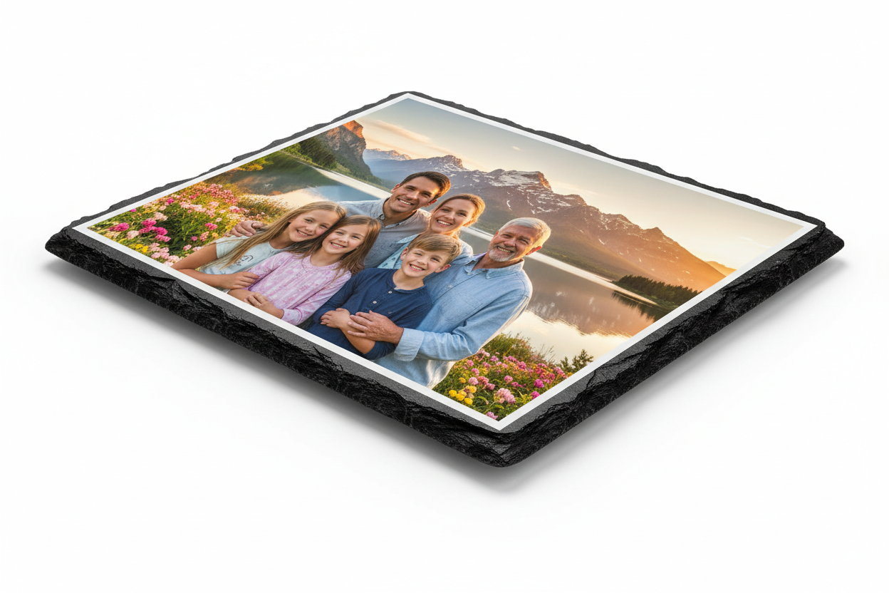 Sublimation slate for photo 