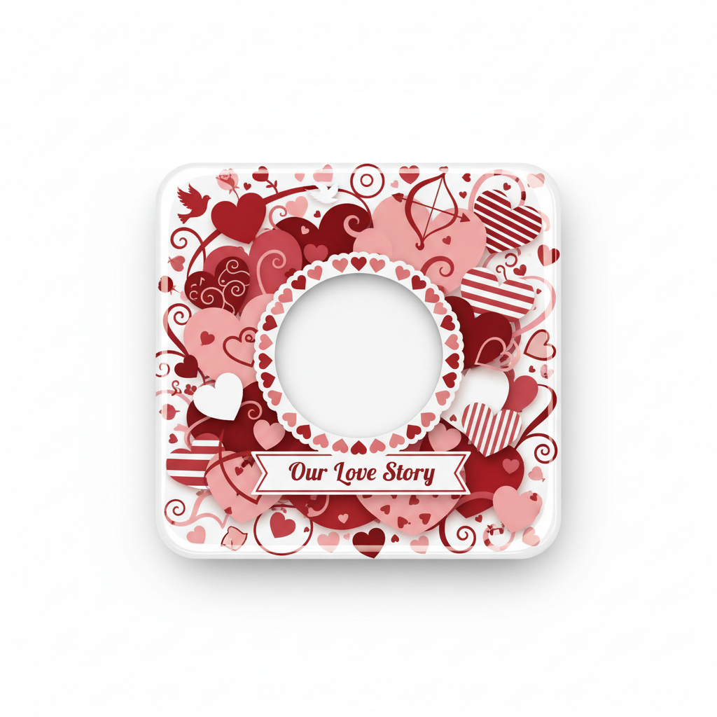 valentines fridge magnet